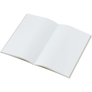 Logo trade promotional merchandise image of: Novella Austen A5 metallic soft cover notebook - 100 sheets