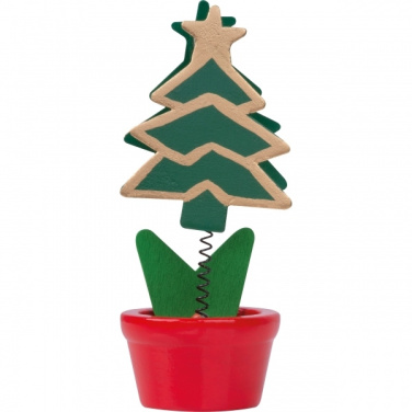 Logo trade corporate gifts image of: Christmas tree clip WINNIPEG