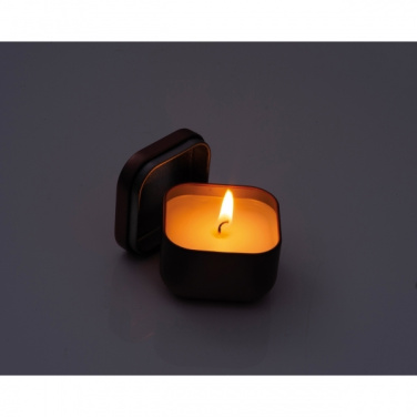 Logotrade business gift image of: Candle in tin PRAGUE