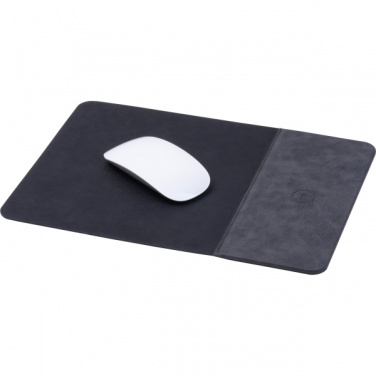 Logo trade promotional merchandise image of: Mousepad with Wireless Charging ROTHERHAM