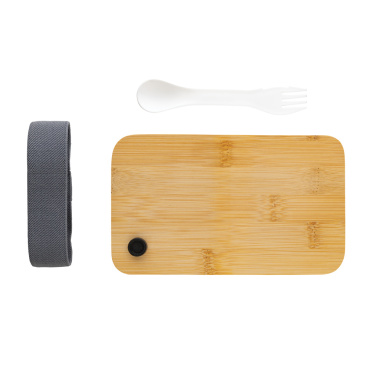 Logo trade promotional items image of: RCS RPP lunchbox with bamboo lid