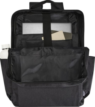 Logotrade promotional merchandise picture of: Libra 15” GRS recycled laptop backpack 15L