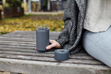 Logotrade promotional gift image of: Black+Blum Glass Travel Cup 340ML