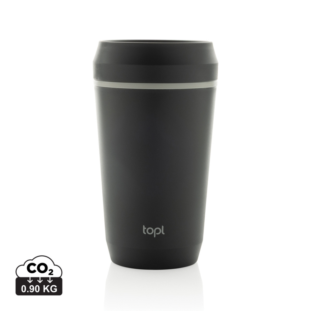 Logotrade promotional gift picture of: Topl Recycled Plastic To Go Tumbler Patented 360 Lid 354ml