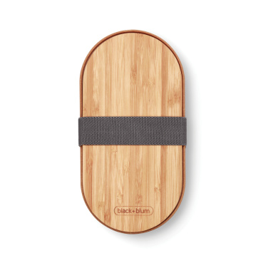 Logo trade advertising products image of: Black+Blum Stainless Steel Double Bento Box