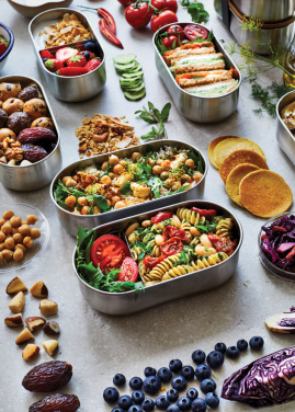 Logotrade business gifts photo of: Black+Blum Stainless Steel Double Bento Box