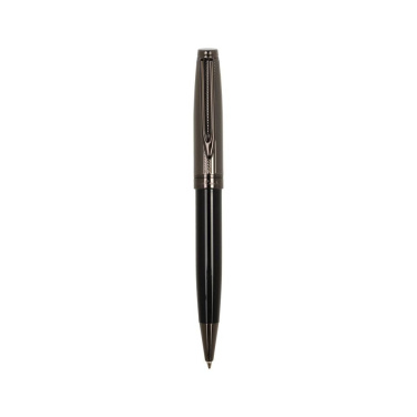 Logo trade promotional merchandise photo of: Writing set with ballpoint pen and fountain pen ODETTE Pierre Cardin