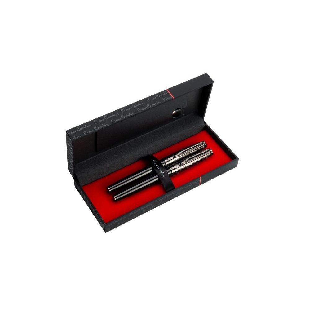 Logo trade business gift photo of: Writing set rollerball pen and fountain pen ODETTE Pierre Cardin