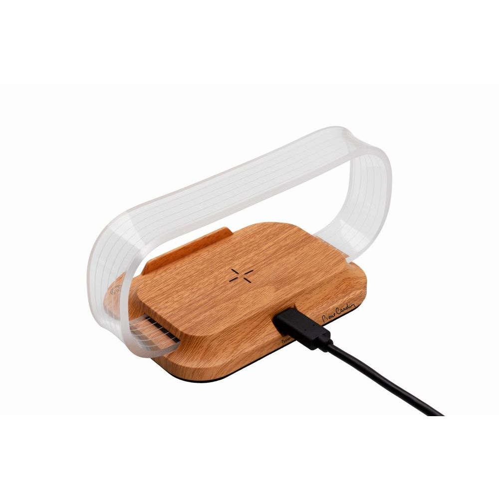 Logo trade business gift photo of: Phone stand with wireless charger JEROME Pierre Cardin