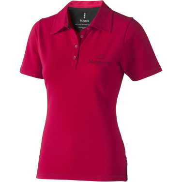 Logo trade corporate gifts picture of: Markham short sleeve women's stretch polo