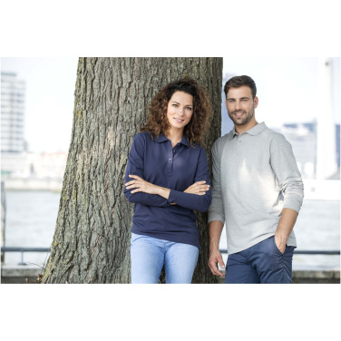 Logo trade corporate gifts picture of: Oakville long sleeve men's polo