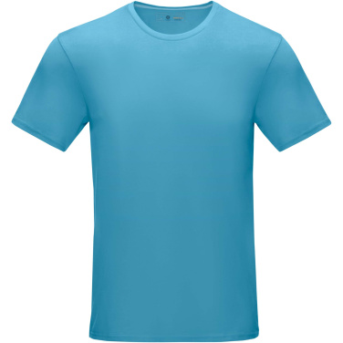 Logo trade promotional giveaway photo of: Azurite short sleeve men’s organic t-shirt