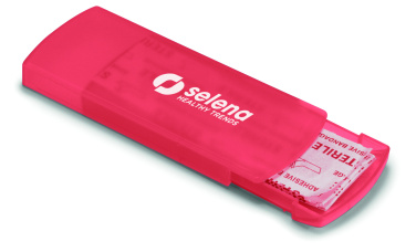 Logo trade promotional gifts image of: Container with plasters