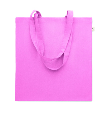 Logo trade promotional merchandise image of: Recycled cotton shopping bag