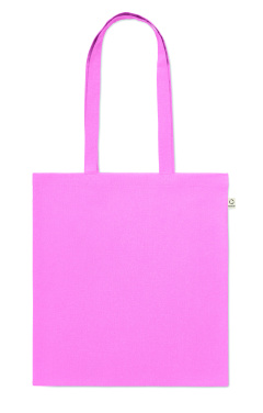 Logo trade promotional giveaway photo of: Recycled cotton shopping bag