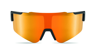 Logo trade promotional merchandise picture of: Mirrored sports sunglasses