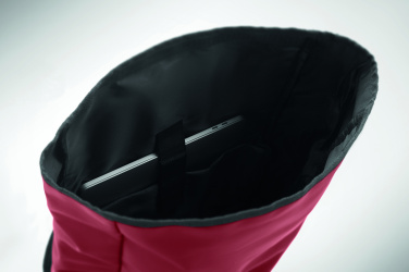 Logotrade promotional gift picture of: Rolltop laptop rucksack 600D