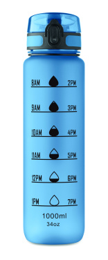 Logo trade advertising products image of: Sports water bottle RPET 1L