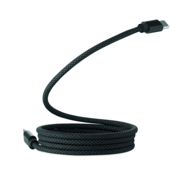 Logotrade promotional product picture of: Braided magnetic cable in RPET