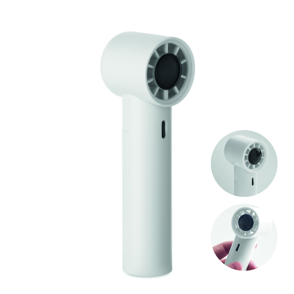 Logo trade promotional items image of: Mini handheld hi-speed fan