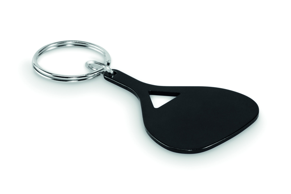 Logo trade promotional gifts image of: Aluminium key ring