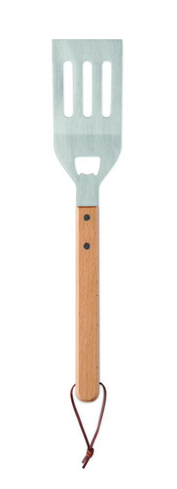 Logo trade promotional item photo of: BBQ spatula in beechwood