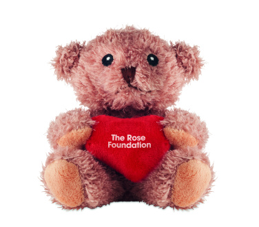 Logotrade promotional item image of: Teddy bear plush with heart