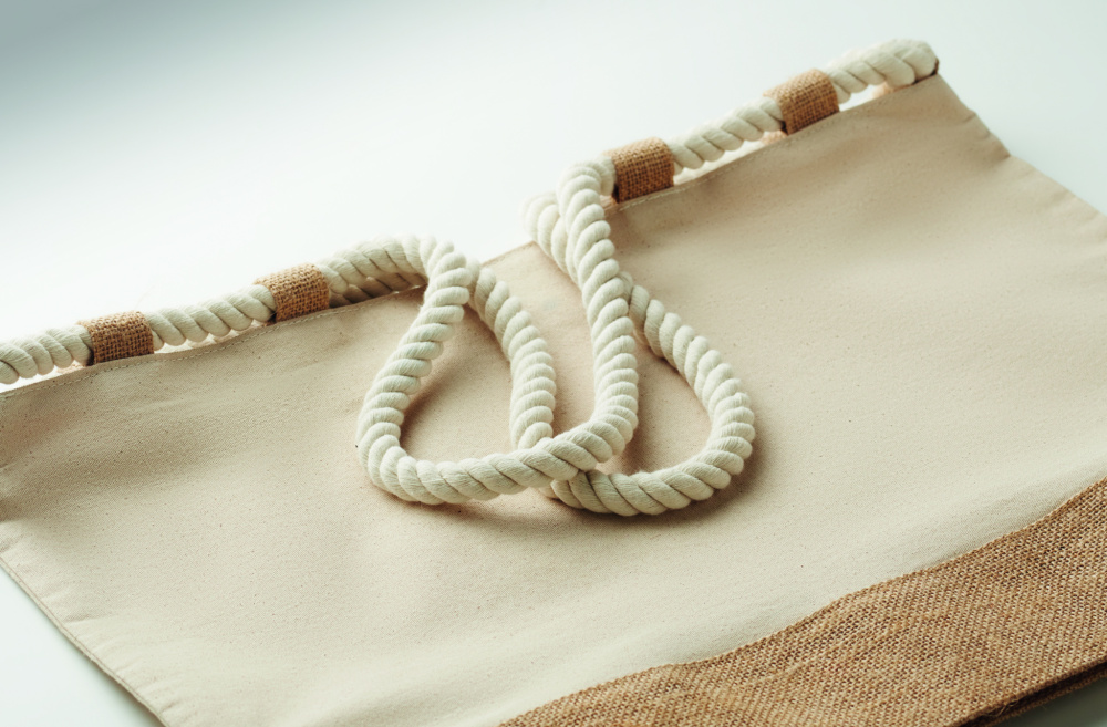 Logo trade promotional merchandise picture of: Canvas beach bag