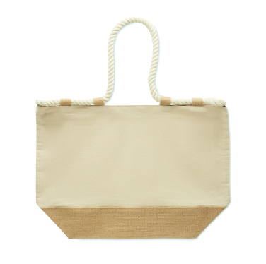 Logo trade promotional gifts picture of: Canvas beach bag