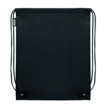 Logo trade promotional giveaway photo of: Drawstring bag RPET non-woven