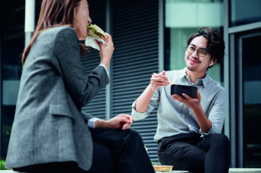 Logo trade business gifts image of: Cooler lunch bag