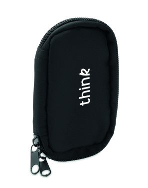 Logo trade business gifts image of: Key case in 300D RPET