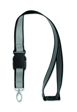 Logotrade advertising product image of: Reflective RPET lanyard