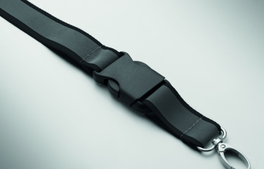 Logo trade promotional product photo of: Reflective RPET lanyard
