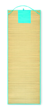Logo trade promotional giveaways picture of: Natural straw beach mat