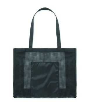 Logo trade promotional merchandise picture of: RPET mesh shopping bag