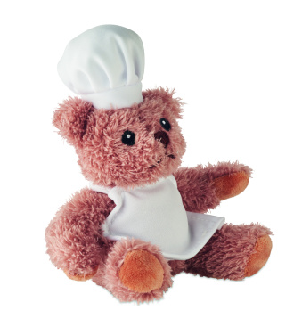 Logo trade promotional merchandise picture of: Teddy bear plush chef