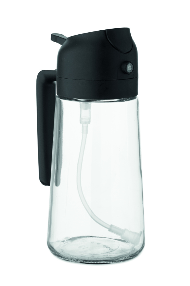 Logo trade business gifts image of: Glass oil dispenser & sprayer
