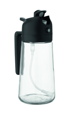 Logo trade promotional merchandise picture of: Glass oil dispenser & sprayer