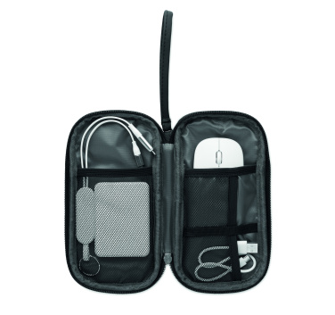 Logo trade promotional item photo of: Tech organiser pouch 600D RPET