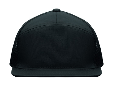 Logo trade promotional merchandise picture of: 7 panel flat visor cap