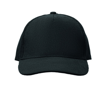 Logo trade promotional items picture of: Corduroy 5 panel baseball cap
