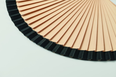 Logo trade corporate gifts picture of: Wooden hand fan