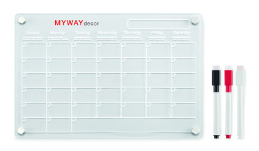 Logo trade promotional products image of: Magnetic acrylic planner