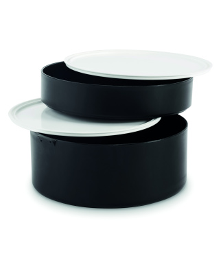 Logo trade corporate gift photo of: PP two-tier lunch box 950 ml