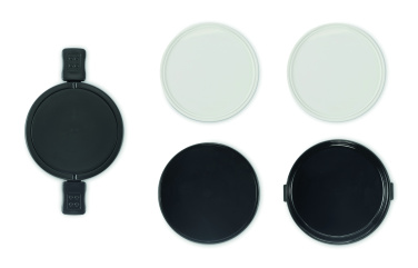 Logo trade corporate gifts picture of: PP two-tier lunch box 950 ml