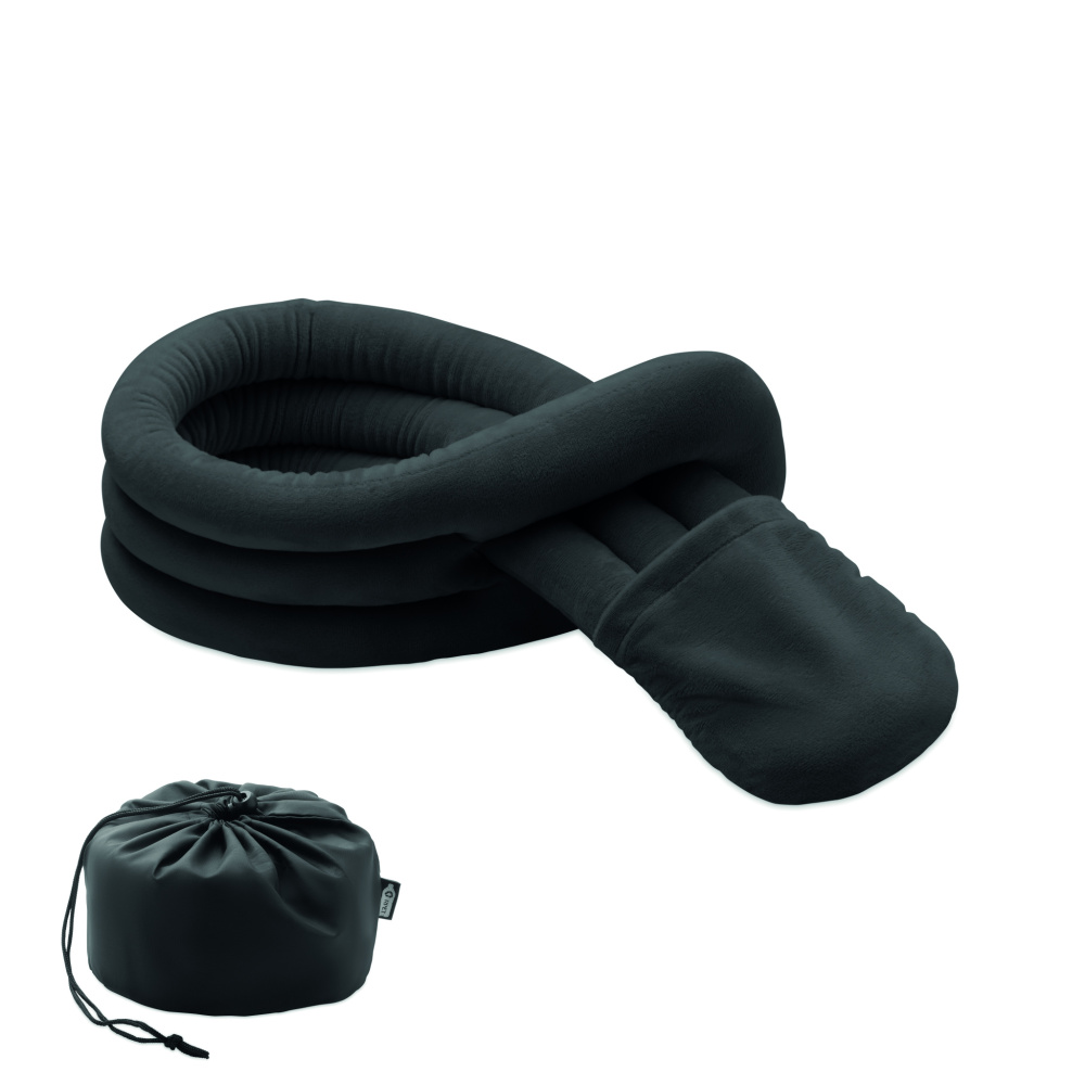 Logo trade promotional merchandise image of: Bendable roll travel pillow