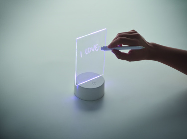 Logo trade promotional merchandise photo of: Light-up LED memo board