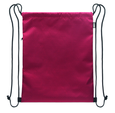 Logotrade promotional gift picture of: Drawstring bag in 420D RPET
