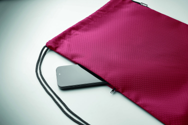 Logotrade promotional merchandise picture of: Drawstring bag in 420D RPET